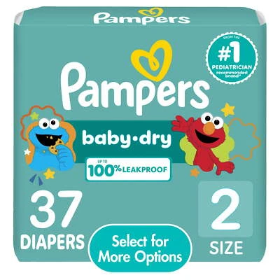 Pañales secos para bebé Pampers talla 2, 37 unidades ¡¡¡Envío rápido!!!! Foto 1 de 4
