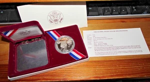 1983-S ~ U.S. Silver Dollar - Los Angeles XXIII Olympics Coin In Single Box - Picture 1 of 5