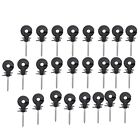 25Pcs Electric Fence Insulator Screw-In Insulator Fence  Post Wood Post3227