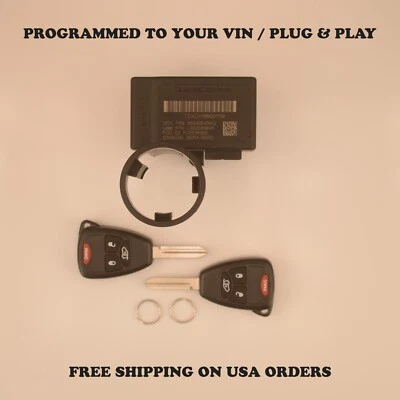 2005-2007 Jeep Grand Cherokee Immobilizer 56040543AQ VIN Programmed Plug & Play - Image 1 of 3