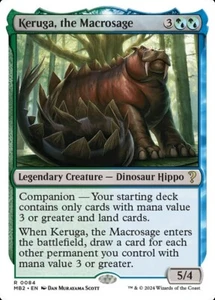 1x - Keruga, the Macrosage - (white frame) - Mystery Booster 2 - NM MTG - Picture 1 of 1