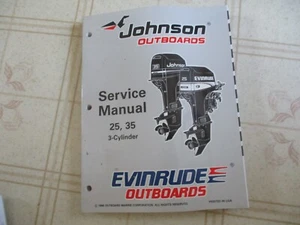 Omc Johnson Evinrude 25 1997 35 hp 3 cilindros fueraborda manual de servicio - Imagen 1 de 3