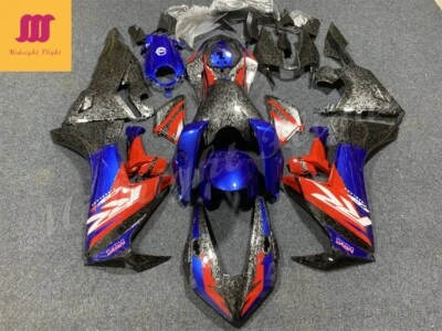 Kit de carenado para Honda CBR1000RR 2017-2019 carrocería fibra de carbono pintura azul rojo Foto 1 de 4