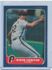 1986 Fleer 435  Steve Carlton Philadelphia Phillies