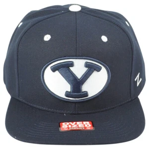 NCAA Zephyr Brigham Young Cougars BYU Men Over Sized Snapback Adjustable Hat Cap - Picture 1 of 7