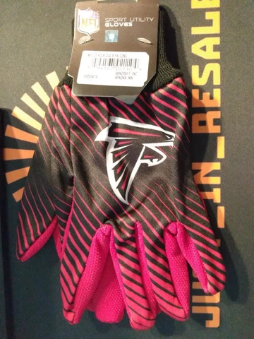 NWT Atlanta Falcons NFL Sport Utility Gloves With Grip Cover