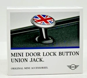 Mini Door Lock Buttons Union Jack Set of 2 New Fits Countryman 2011 - 2024 - Bild 1 von 6