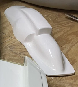 27” LONG RC BOAT COWL HATCH COVER USA MADE ! 7” Wide At The Motor Flare - Picture 1 of 8