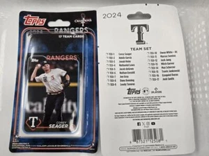 2024 Topps Retail Factory Sealed Baseball Texas Rangers Base MLB Team Set. 17 T - Picture 1 of 1
