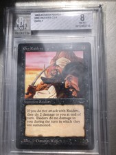 1993 Magic The Gathering MTG Arabian Nights Erg Raiders Dark 1 C3 K BGS 8 MINT