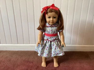 AMERICAN GIRL EMILY BENNET DOLL~MOLLY BFF~RED HAIR,BLUE EYES,MEET DRESS/BLOOMERS - Picture 1 of 15