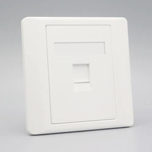 86 Type Network Ethernet LAN Gigabit RJ45 Cat6 Outlet Socket Keystone Facepl'R1 - Afbeelding 1 van 5
