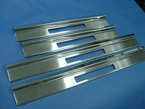 Stainless Steel 4-Door Sills + LED Lights 1986-1995 Mercedes Benz W124 E-Class - Picture 1 of 6