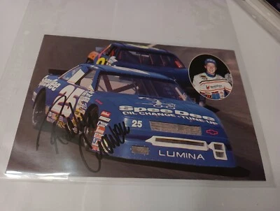 Ricky Craven明信片英雄卡IP亲笔签名1992年#25 SpeeDee Busch Grand新秀 — 第 1/3 张图片