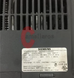 ONE USED SIEMENS FREQUENCY CONVERTER 6SE6420-2UD25-5CA1 5.5KW - Picture 1 of 1