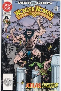 WONDER WOMAN VOL II #58 VF WAR OF THE GODS II GEORGE PEREZ DC 1991 NICE!!! - Picture 1 of 2