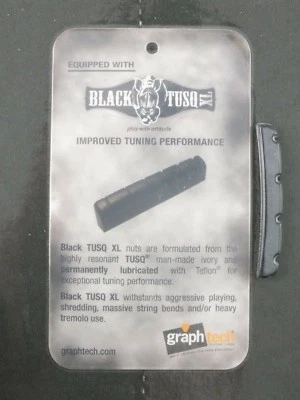 Graphtech PT-1214-00 Nero Tusq XL FENDER J-Bass 4 Stringa con Intaglio Dado - Immagine 1 di 2