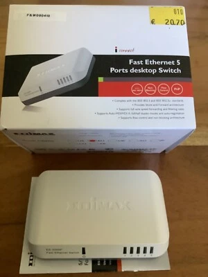 Edimax ES-3205P 5Port Fast Ethernet Desktop Switch - Bild 1 von 3