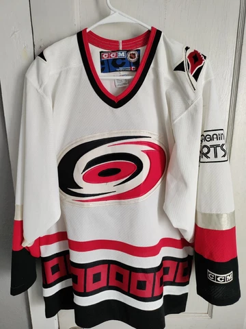 Vintage Carolina Hurricanes Hockey Jersey Men's Size Medium NHL Cover