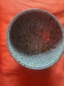 Cuenco mezclador de confeti moteado vintage Texas Ware #118 melamina sin marca - Imagen 1 de 5