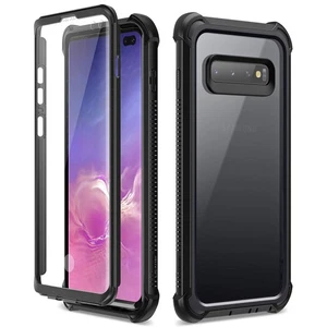 Galaxy S10 Plus Hülle mit Displayschutz Klar Robust Ganzkörper Schutz... - Bild 1 von 8