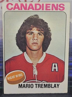 75-76 Topps Mario Tremblay Rookie 🚨🚨🚨 Montreal Canadiens  - Image 1 of 2