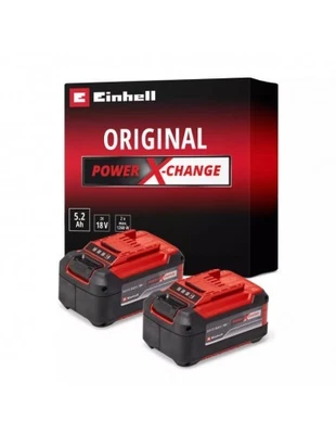 Batterie Einhell da 18V autonomia 5,2 Ah Power X-Change PLUS - Immagine 1 di 4