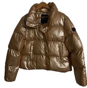 Noize Rose Gold Women’s Puffer Jacket Parka Size XL NWOT Nordstrom Sold Out - Picture 1 of 8