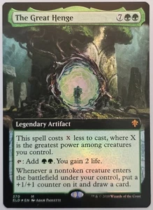 MTG Magic The Gathering: The Great Henge Extended | Throne of Eldraine Foil NM - Picture 1 of 2