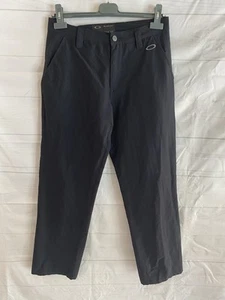 Oakley Pants Men’s 30”Wx30”L Black Nylon With Embroidered Gray Logos Stretch# - Picture 1 of 10