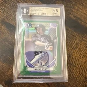 Bowman Draft 2014 cromo refractor verde #TP-74 Trevor Story 73/150 BGS 9,5 - Imagen 1 de 2