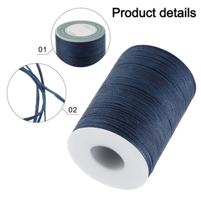 High Quality Waxed Thread Cord 70M Meter DIY 21 Colors Hand Stitching Solid - Image 1 of 4