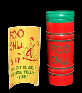 De colección 1965 FOO CHU Antiguos Palos de Adivinación China - Juguetes junto al lago COMPLETOS - Imagen 1 de 3