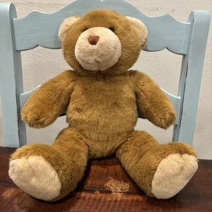 Oso de peluche Build A Bear marrón miel crema cara orejas pies - Imagen 1 de 11