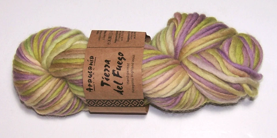 LOTE de 10 madejas Araucanía TIERRA DEL FUEGO hilo de lana pintado a mano #103 TUCUMAN Foto 1 de 1