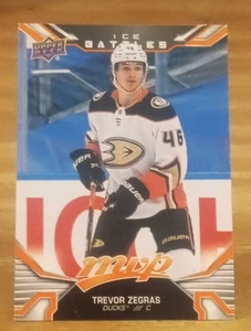 2022-23 Upper Deck MVP Ice Battles Trevor Zegras Anaheim Ducks - Picture 1 of 3