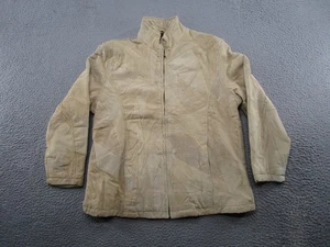 Casual Outfitters Wildleder Lederjacke Damen Gr. L beige durchgehender Reißverschluss lesen - Bild 1 von 10