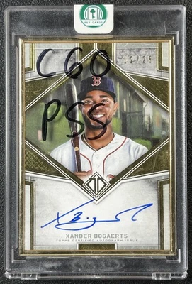 XANDER BOGAERTS 2019 TOPPS TRANSCENDENT COLL #TCA-XB AUTOGRAPHS AUTO 12/25 - Image 1 of 2