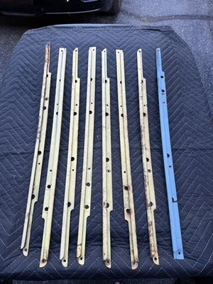 1961-1967 Ford Econoline Van Side/Rear Door Trim Channels Falcon 63 64 65 66 67 - Image 1 of 3