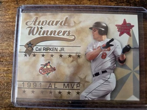 2002 Leaf Rookies & Stars Cal Ripken Jr. Award Winners #253 Baltimore Orioles - Picture 1 of 2