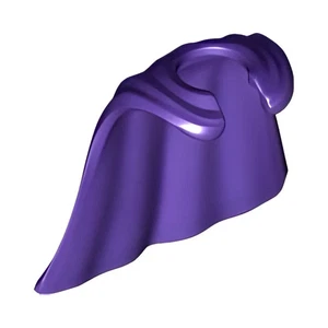 NEW LEGO® Minifigure Cape Flexible Rubber, Billowing / PURPLE / AUTHENTIC - Picture 1 of 1
