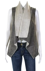 AMADI Anthropologie Weste Faux Sherpa gefüttert Gr. Petite XS NEU mit Etikett - Bild 1 von 7