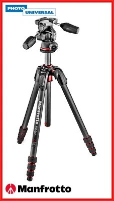 MANFROTTO CARBON STATIV SET KIT MK190GOC4TB-3W / MK 190 GO C4 TB 3W VOM HÄNDLER - Bild 1 von 3