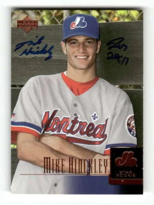 2001 Upper Deck Prospect Premieres 38 Mike Hinckley signed auto autograph  BXCP3 - Image 1 of 2