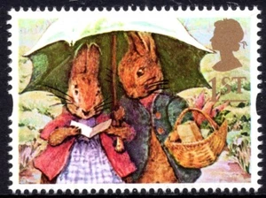 1993 sg 1649a 1st Class Mrs. Rabbit in Lilac Dress Unmounted Mint MNH - Picture 1 of 1