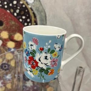 Cath Kidston Churchill Mug Floral Pattern Fine Bone China Cup Mug Turquoise T16 - Picture 1 of 7