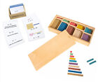 Montessori-Material Zahlenraum bis 100 inkl. Rechenstbchen u. 100 Aufgabenkarte