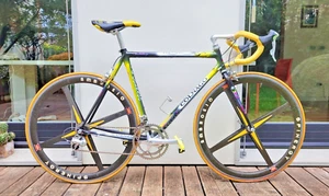 COLNAGO C40 Art Decor vintage italian carbon bicycle SHIMANO DURA ACE SPINERGY - Picture 1 of 13