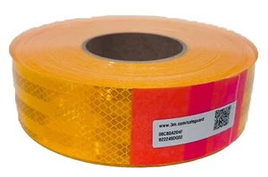 3M DOT-C2 Approved Reflective Conspicuity Tape for Trailers Yellow 2”x150’ - Picture 1 of 2