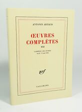 ARTAUD Antonin. Oeuvres complètes, tome XXII 